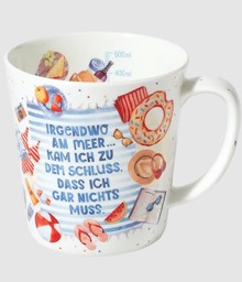 Zeige Details für Tasse Strandtag Jumbobecher 500 ml Fine Bone China  Bild von Tasse Strandtag Jumbobecher 500 ml Fine Bone China