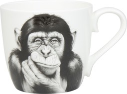 Zeige Details für Könitz Tasse Amazing Animals Denkender Affe Henkelbecher Fine Bone China Bild von Könitz Tasse Amazing Animals Denkender Affe Henkelbecher Fine Bone China