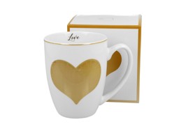 Zeige Details für DUO Tasse Gold Heart Herz Classic Porzellan 0,36 L Bild von DUO Tasse Gold Heart Herz Classic Porzellan 0,36 L