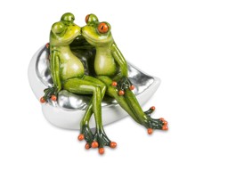 Zeige Details für formano Dekofigur Frosch Froschpaar auf Sofa Bild von formano Dekofigur Frosch Froschpaar auf Sofa