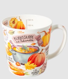 Zeige Details für Kürbisgenuss Jumbobecher 500 ml Fine Bone China  Bild von Kürbisgenuss Jumbobecher 500 ml Fine Bone China