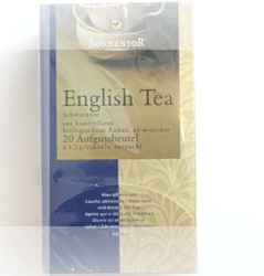 Bild von English Tea bio, schwarzer Tee, Aufgußbeutel, Sonnentor