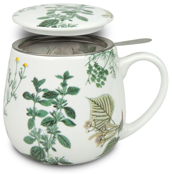 Bild von Könitz My favourite tea Kräuter Teetasse mit Sieb und Deckel 
