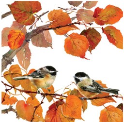 Bild von Autumn Birds Servietten