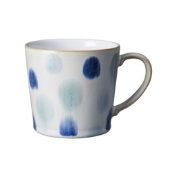 Bild von Denby Blue Spots Henkelbecher Mug Tasse