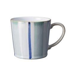 Bild von Denby Blue Stripes Henkelbecher Mug Tasse