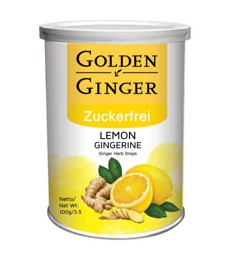 Bild von Ingwerbonbons Golden Ginger Lemon Herb Candy zuckerfrei