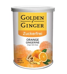 Bild von Ingwerbonbons Golden Ginger Orange Herb Candy zuckerfrei