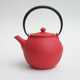 Bild von Wazuqu Hikime japanische Teekanne Gußeisen rot 0,55 L