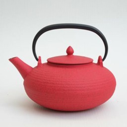 Bild von Wazuqu Itome japanische Teekanne Gußeisen rot 1,0 L