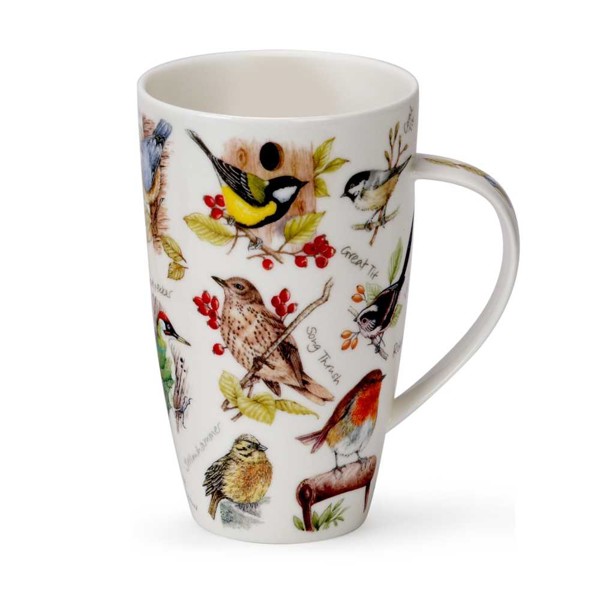 Bild von Dunoon Birdlife Vögel Henley Jumbobecher Tasse Mug