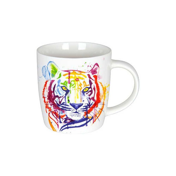Bild von Tiger Watercoloured Animals Teetasse Kaffeebecher Könitz