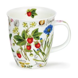 Bild von Dunoon Floral Diary Strawberry Erdbeeren Henkelbecher Mug Tassen Nevis