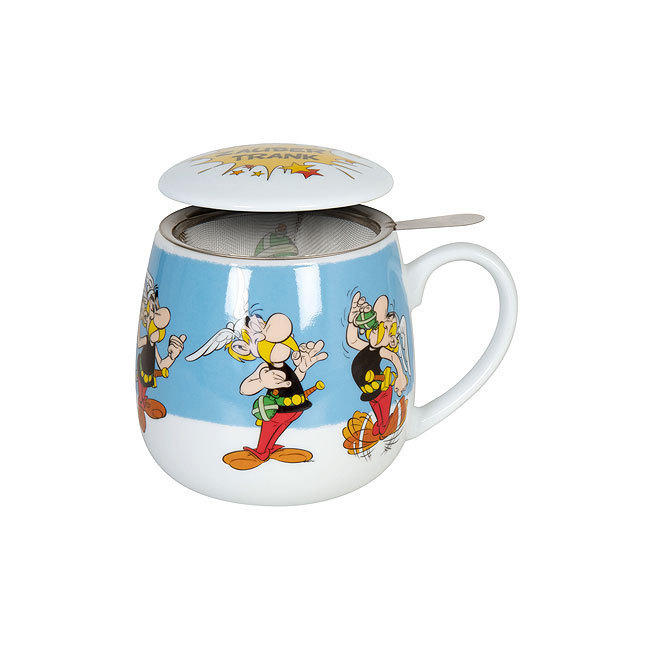 Bild von Könitz Teetasse mit Sieb und Deckel Asterix Zaubertrank