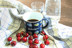 Bild von VW T1 Bus emailliert Bulli T1 Parade blau Tasse Kaffeebecher