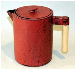 Bild von Kohi Teekanne aus Gusseisen chili rot 1,2 L