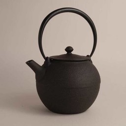 Bild von Wazuqu Hikime japanische Teekanne Gußeisen braun 0,95 L