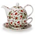 Bild von Tea For One Set Dovedale Strawberry Erdbeeren Fine Bone China