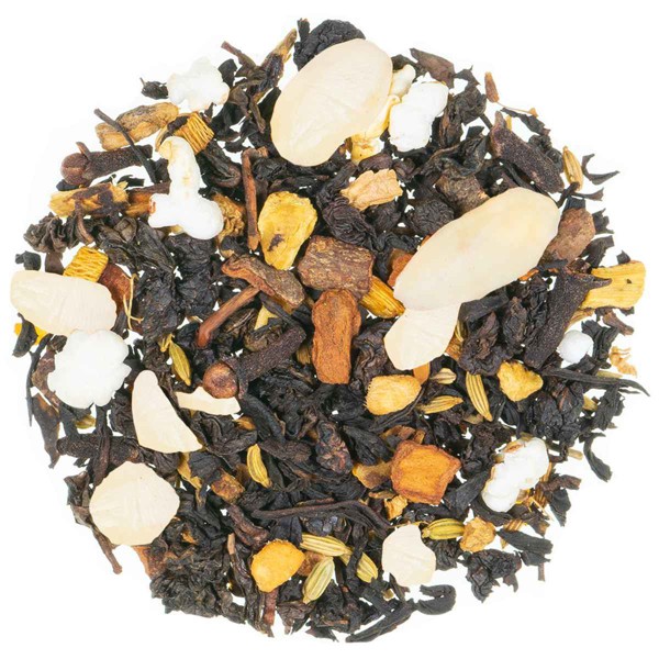 Bild von Orientalische Mandelmilch, schwarzer Tee