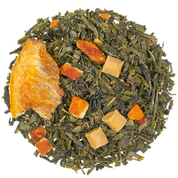 Bild von Orange Karamell grüner Tee