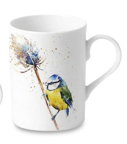 Bild von Kirkham Birds + Teasels Blaumeise Teetasse Kaffeebecher Lucy