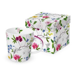 Bild von Flower Power Blumen Trendmug Porzellanbecher mit Geschenkkarton