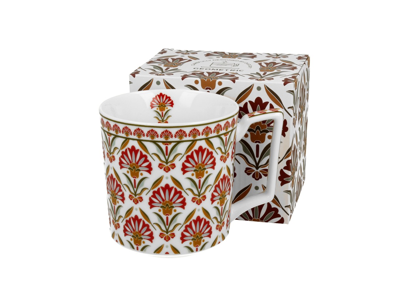 Bild von DUO Tasse Geometric Carnatio Porzellan 0,4 L