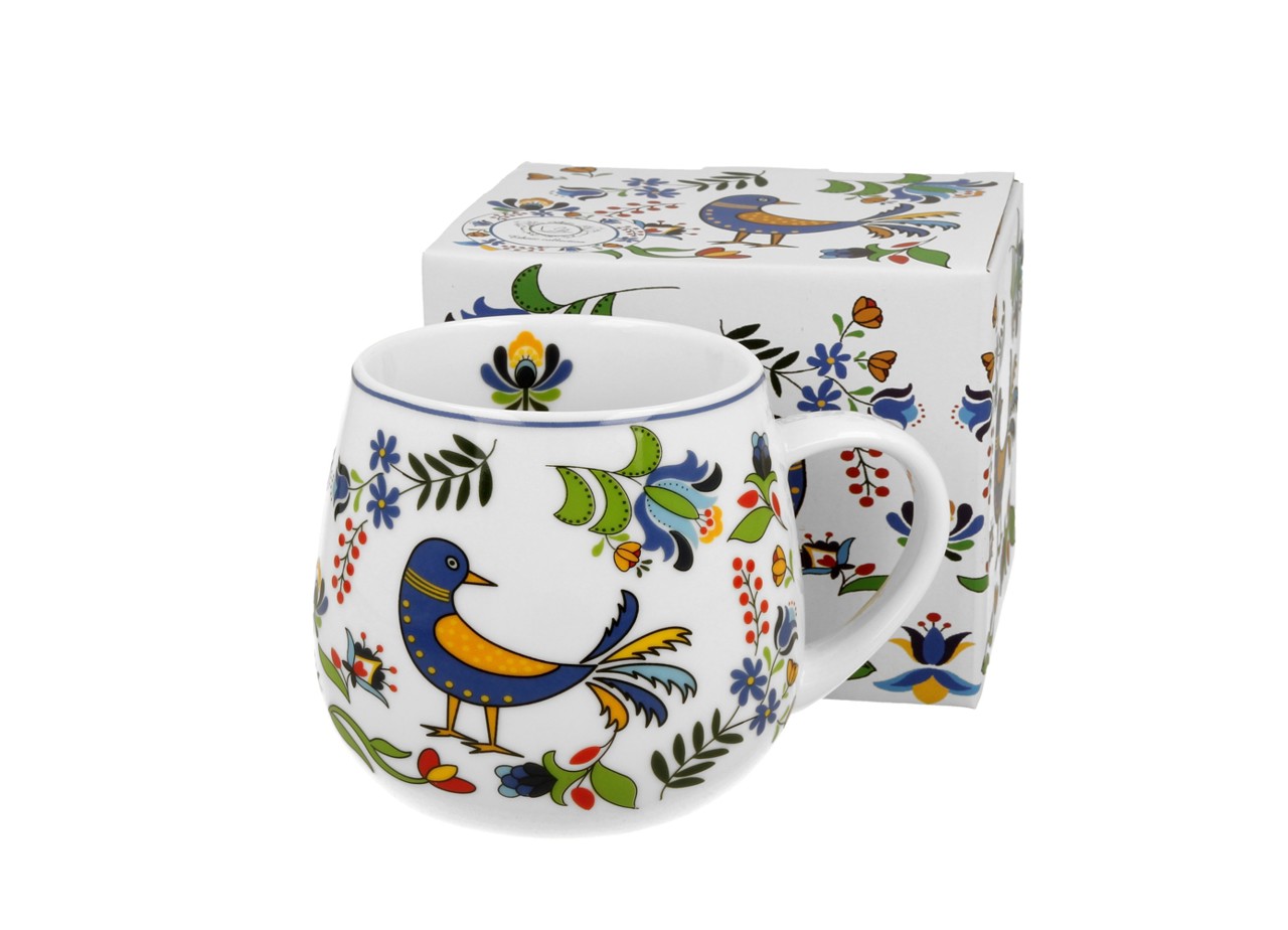 Bild von DUO Tasse Kashubian Bird Porzellan Barrel 0,43 L