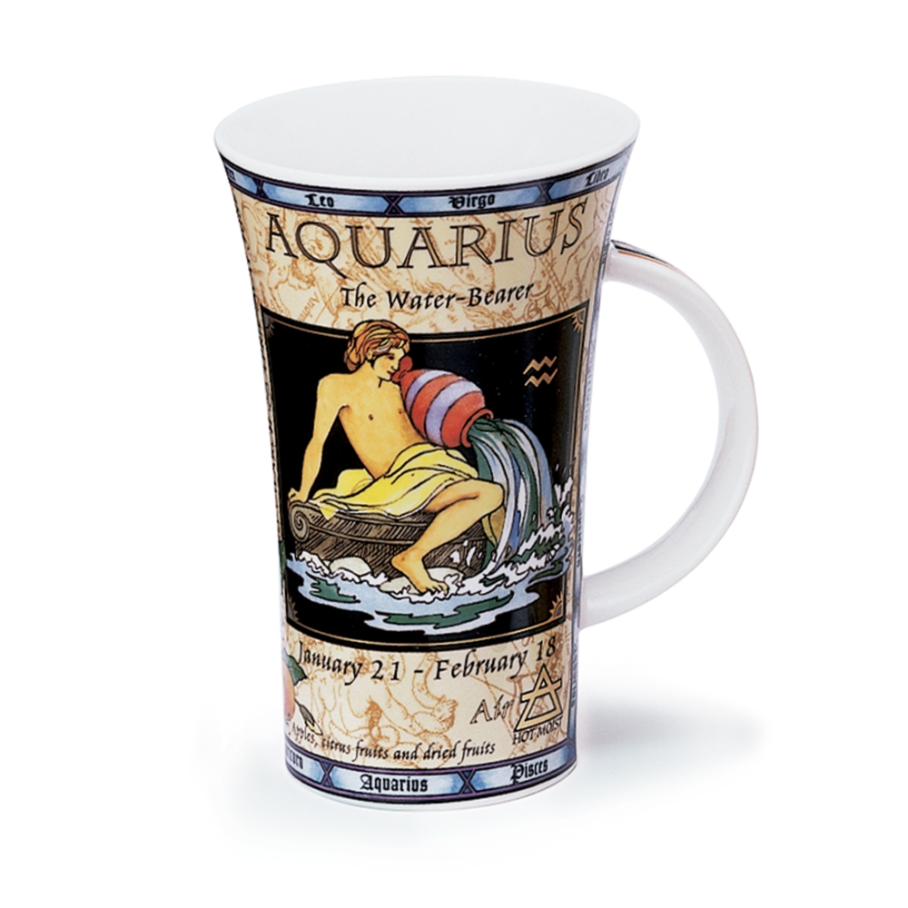 Bild von Dunoon Tasse AQUARIUS Sternzeichen Wassermann Glencoe