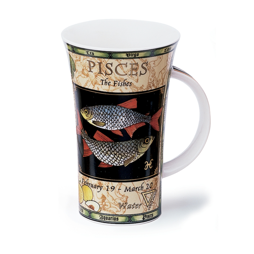 Bild von Dunoon Tasse PISCES Sternzeichen Fische Glencoe