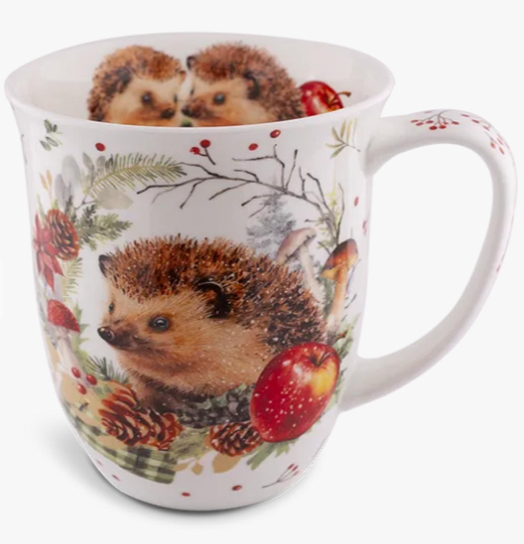 Bild von Igel + Apfel Jumbobecher 400 ml Fine Bone China 