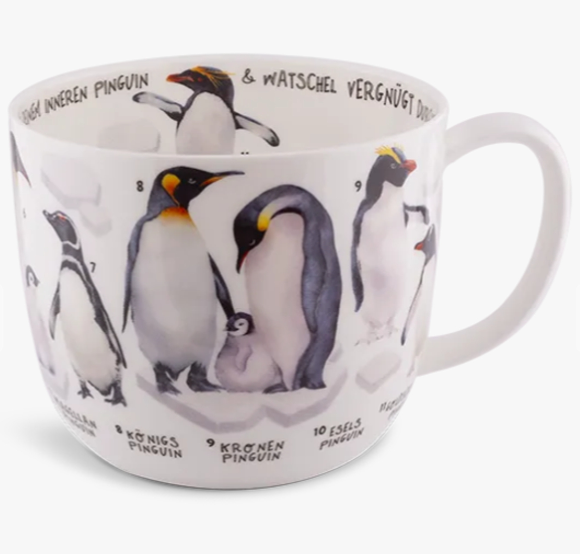 Bild von Jumbobecher Pinguinbande 700 ml Bone China 