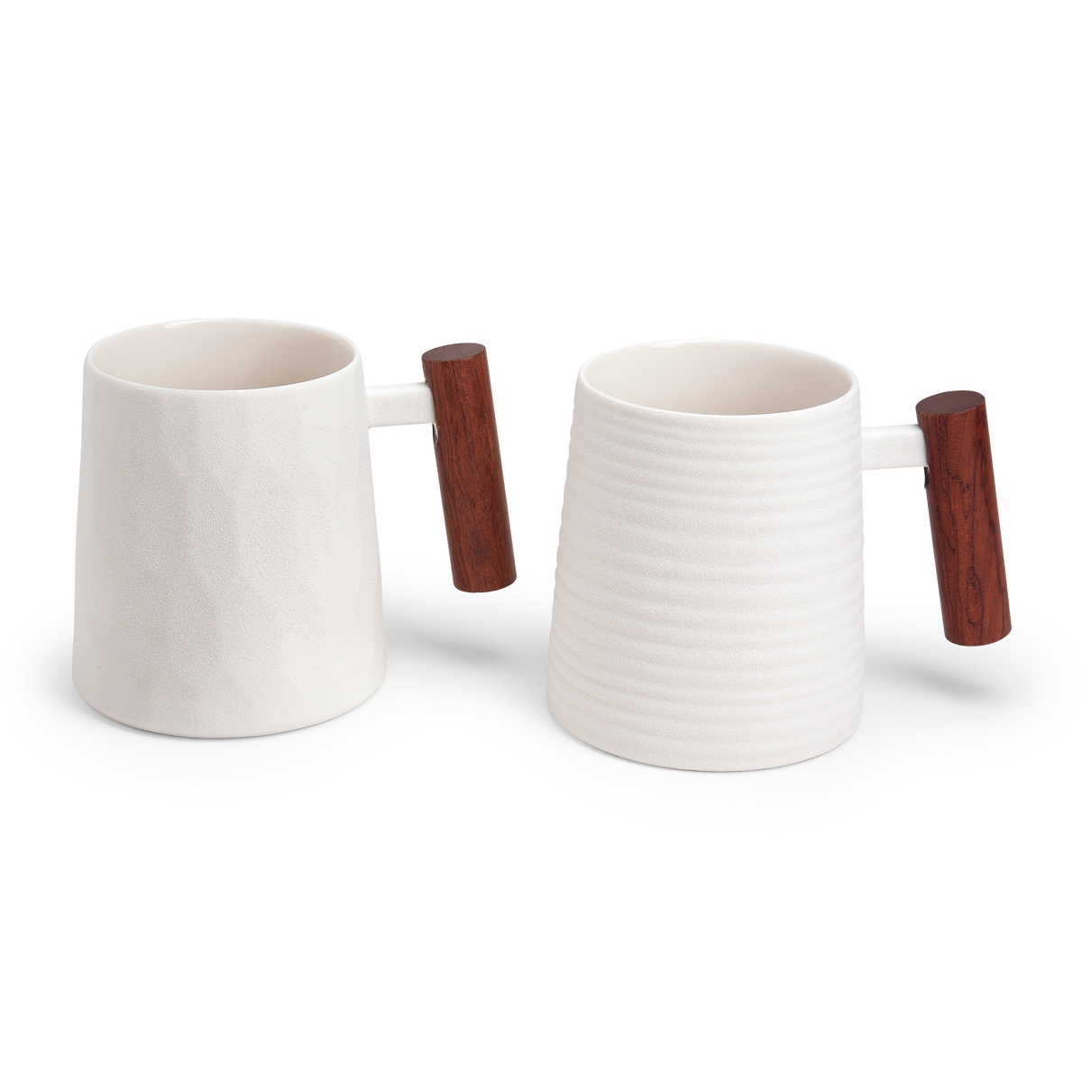 Bild von tealogic Blanca Tassen mit Holzgriff 2er Set