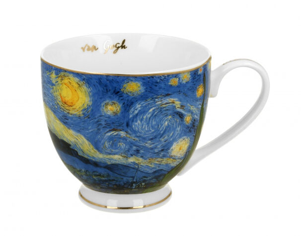 Bild von DUO Becher mit Fuß Starry Night van Gogh Porzellan 0,53 L