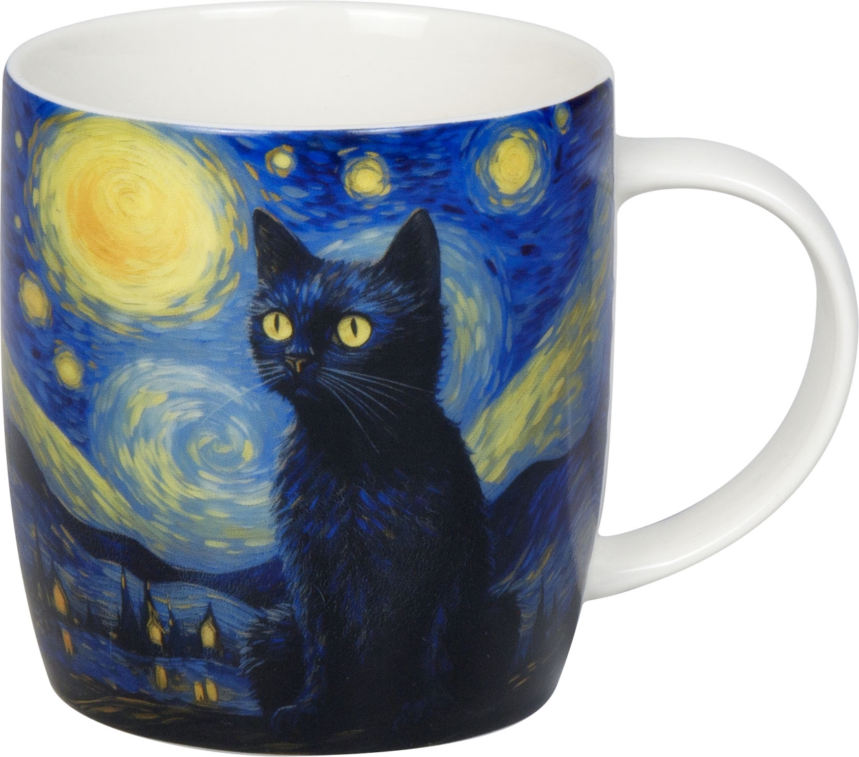 Bild von Könitz Tasse Arty Animals Van Gogh's Cat Katze 0,35 L