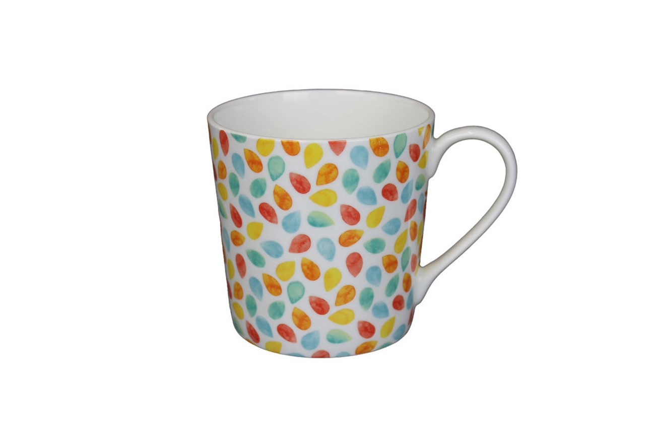 Bild von Tasse Colour Raindrops 380 ml Fine Bone China 