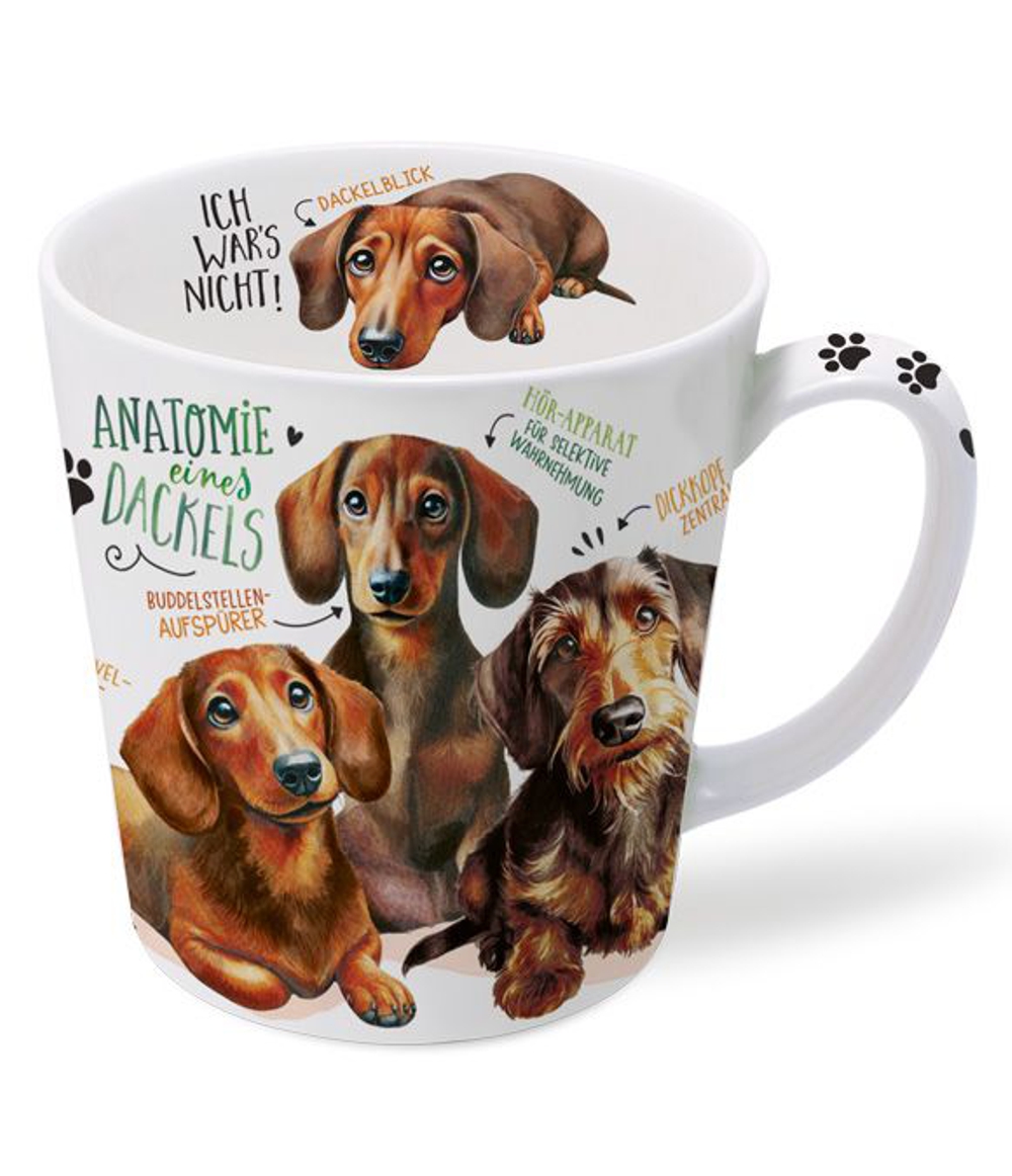 Bild von Dackelblick Tasse Jumbobecher 500 ml Fine Bone China 