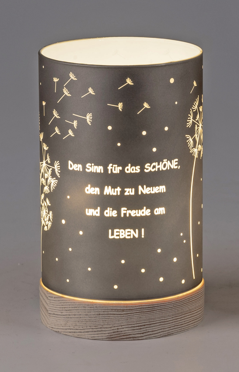 Bild von Deko-Licht LED grau 15cm 20cm - Sinn für das Schöne