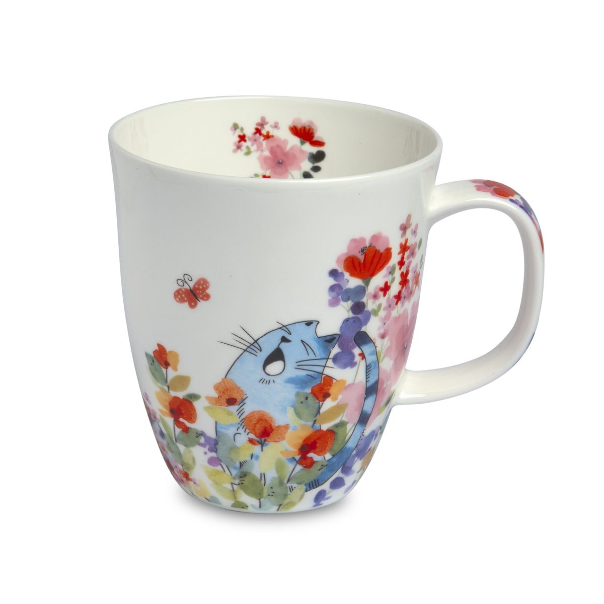 Bild von tealogic Tasse Fiona Katzen Henkelbecher Fine Bone China 0,4L