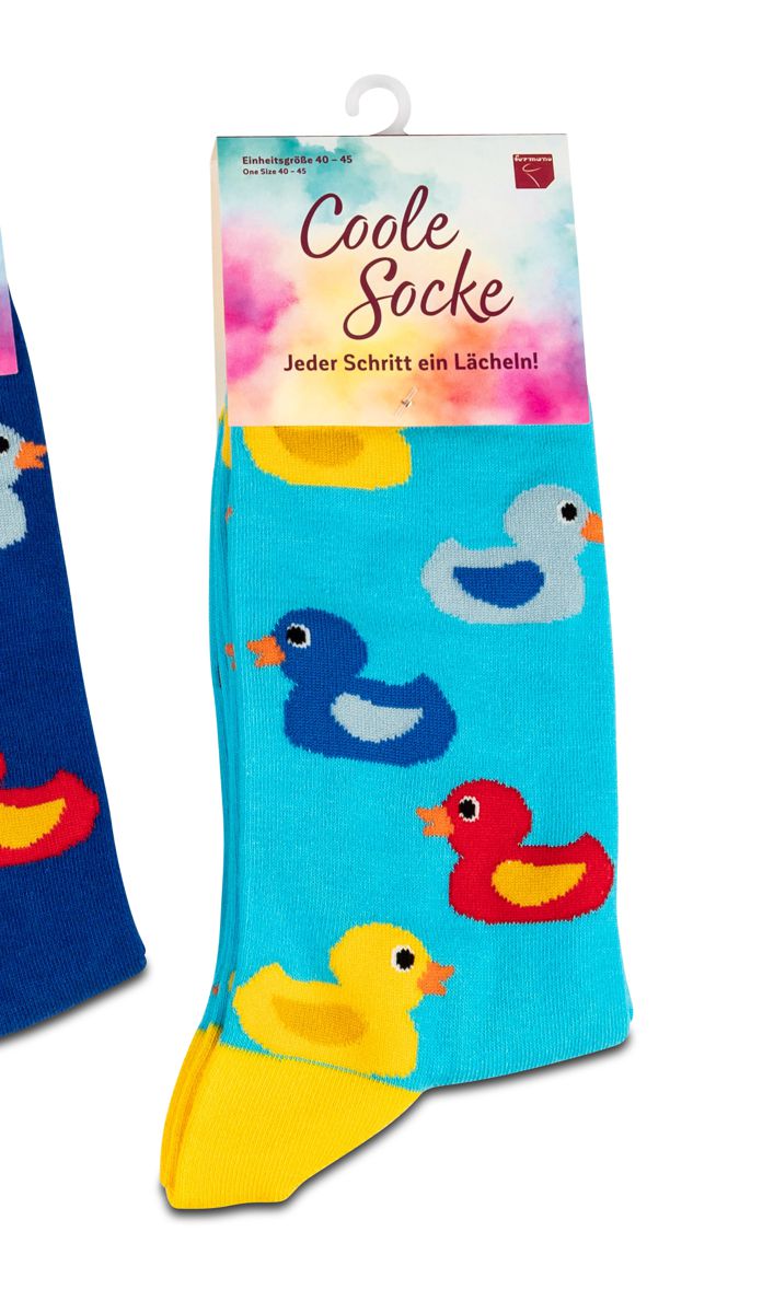 Bild von formano Coole Socke Enten hellblau