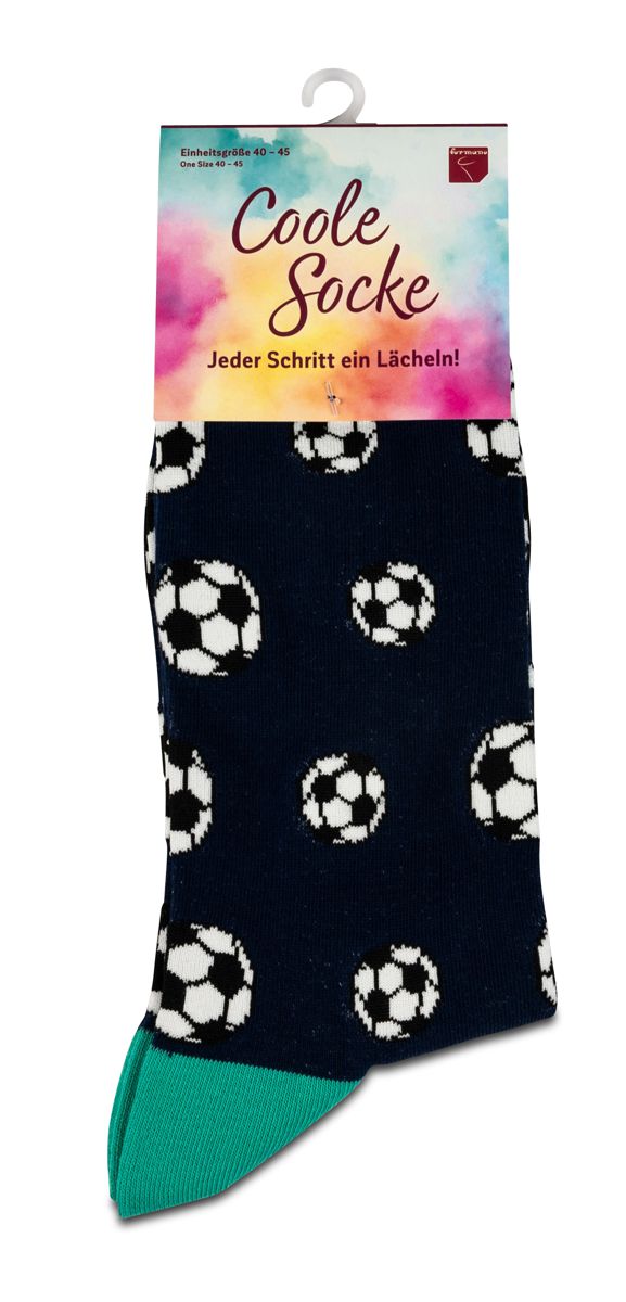 Bild von formano Coole Socke Fußball dunkelblau