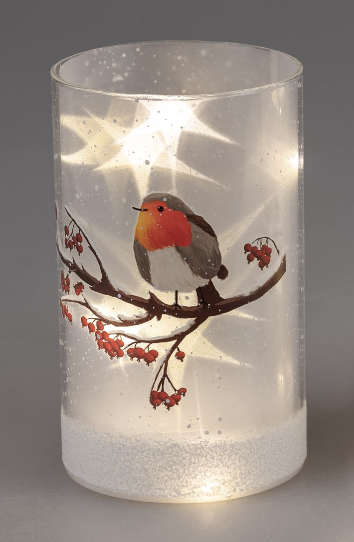 Bild von Deko-Licht LED Wintervogel 15 cm