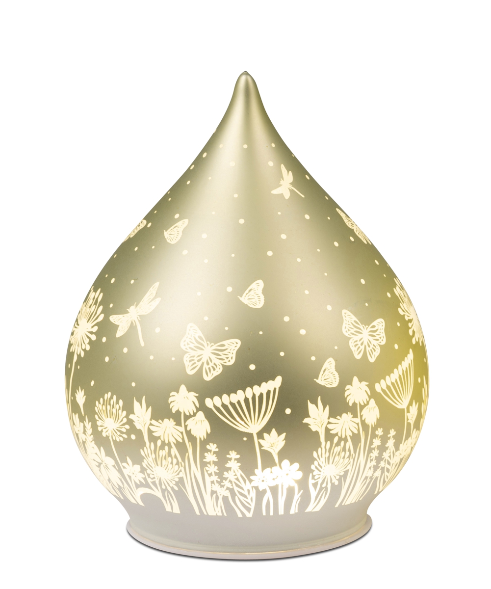 Bild von Deko-Licht LED Tropfen pastell grün 15cm 21cm