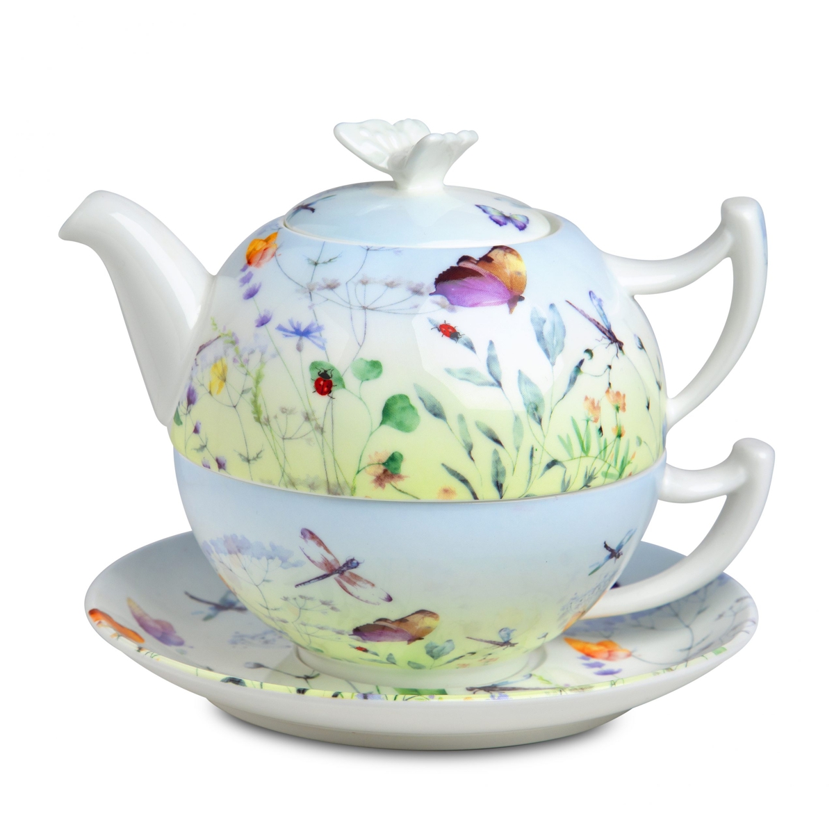 Bild von tealogic Tea For One Set Papillon