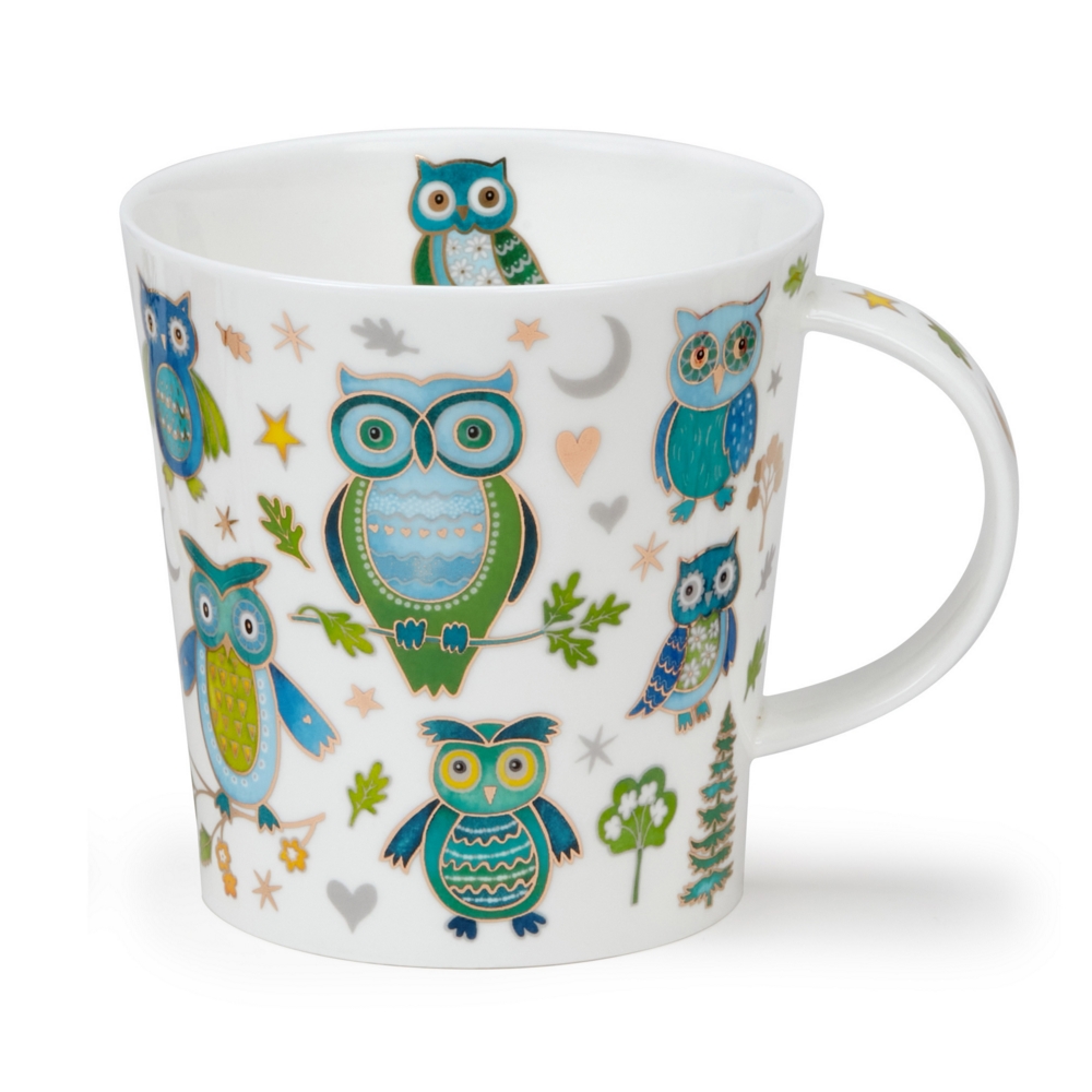 Bild von Dunoon Tasse Glitzy Gang Owl Eulen Jumbo Cairngorm