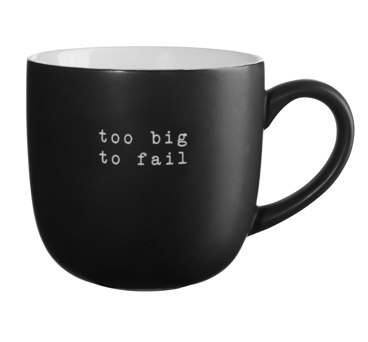 Bild von ASA Selection Tasse too big to fail Henkelbecher hey! 0,6L