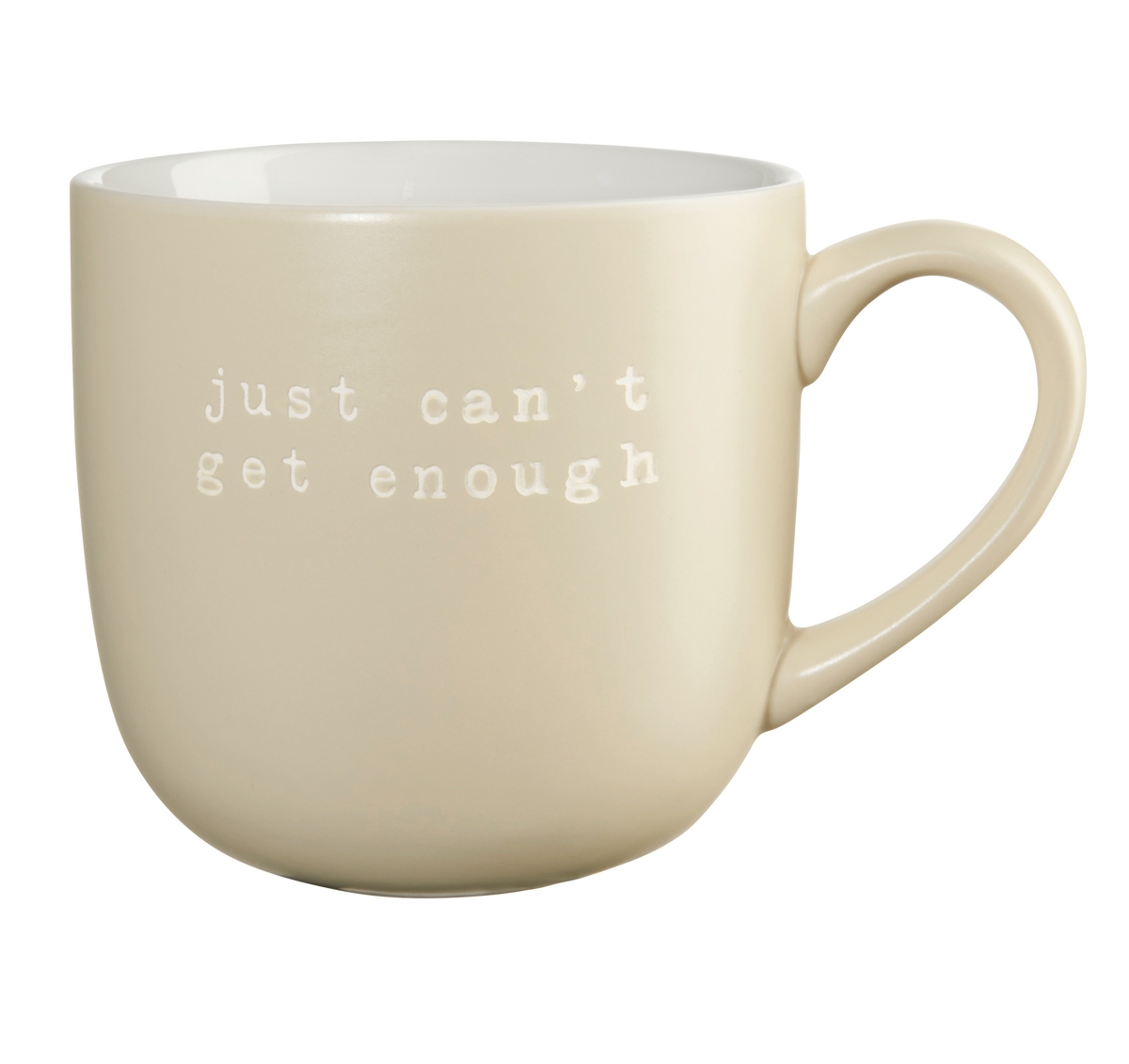 Bild von ASA Selection Tasse just can't get enough Henkelbecher hey! 0,6L