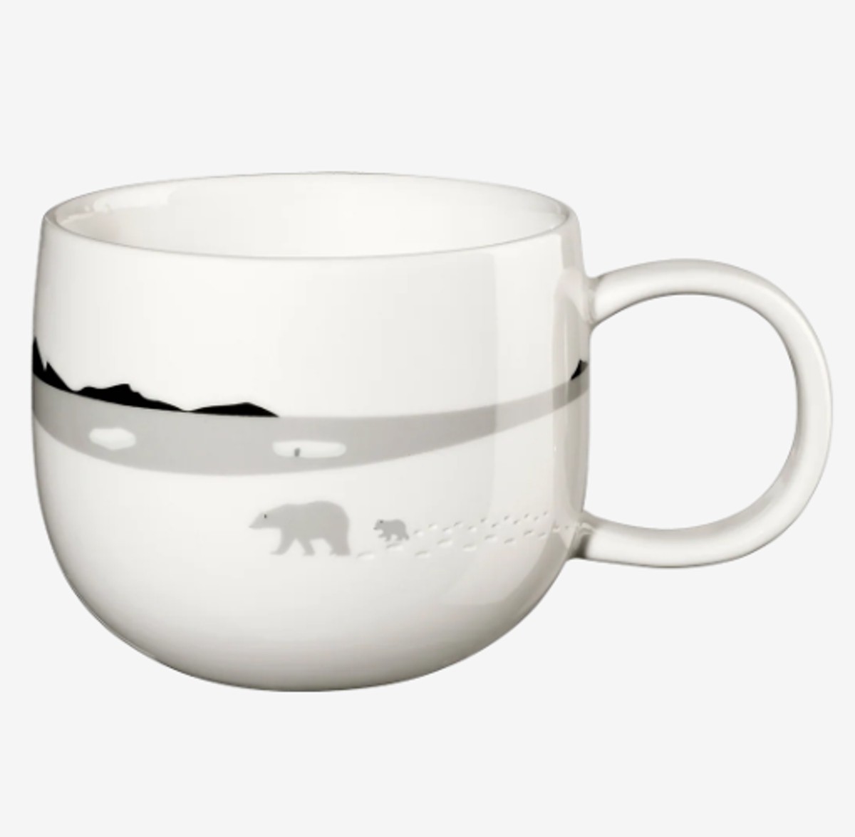 Bild von ASA Tasse joy snow tracks north pole Henkelbecher 