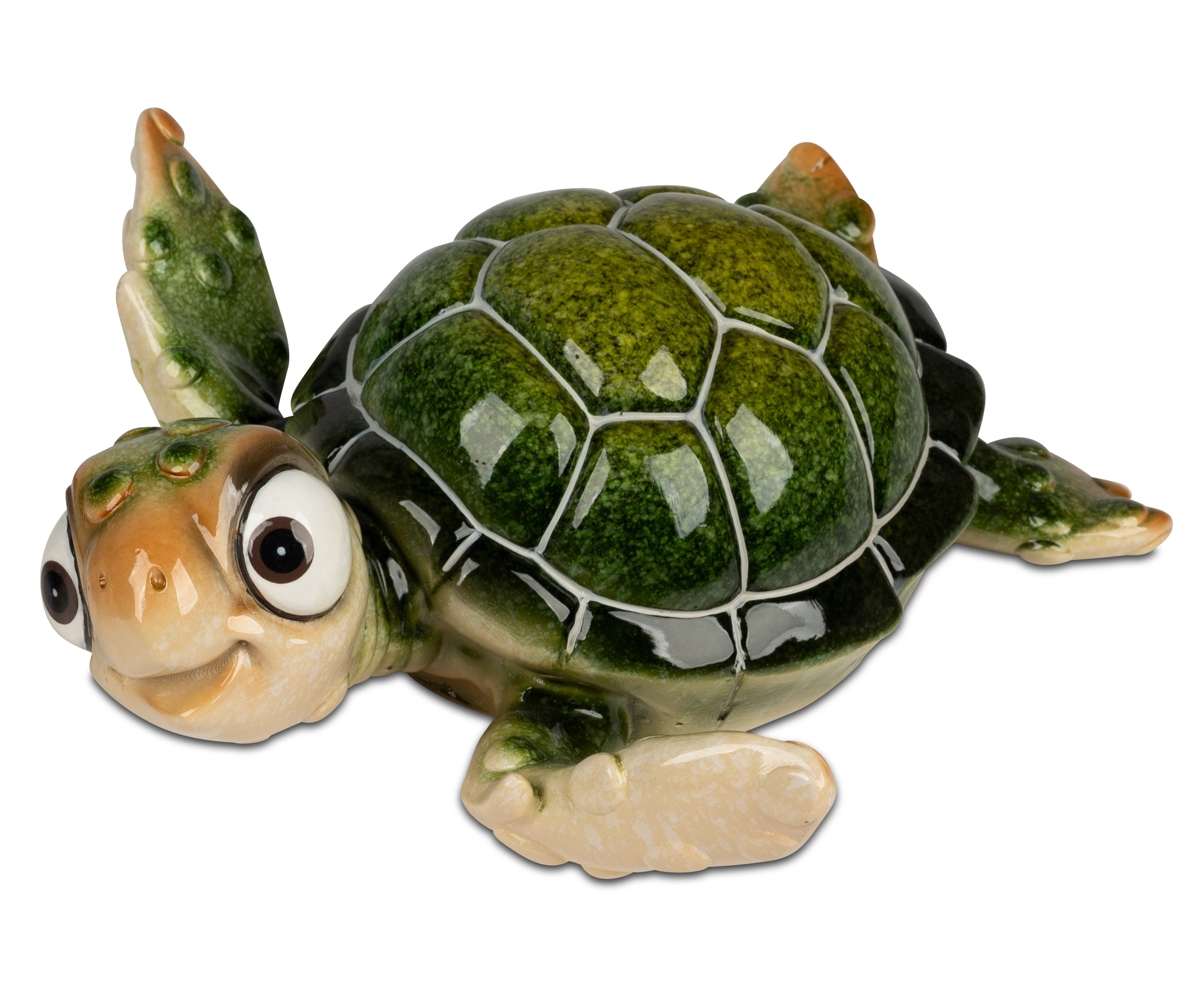 Bild von formano Dekofigur Schildkröte Harry grün 22 cm