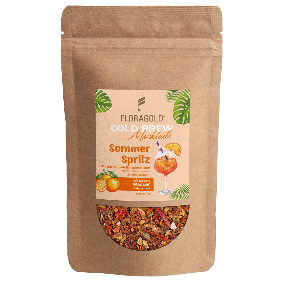 Bild von Sommer Spritz Cold Brew Mocktail alkoholfrei (Früchtetee)